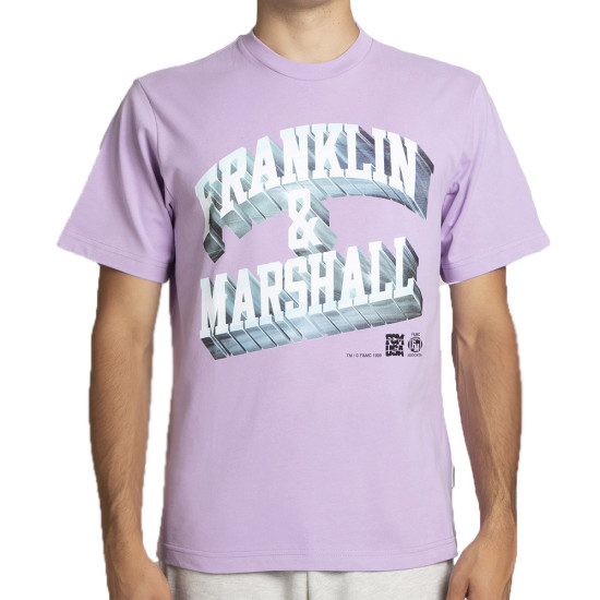 Franklin Marshall Ανδρική κοντομάνικη μπλούζα Organic Cotton Jersey 24/1 T-Shirt